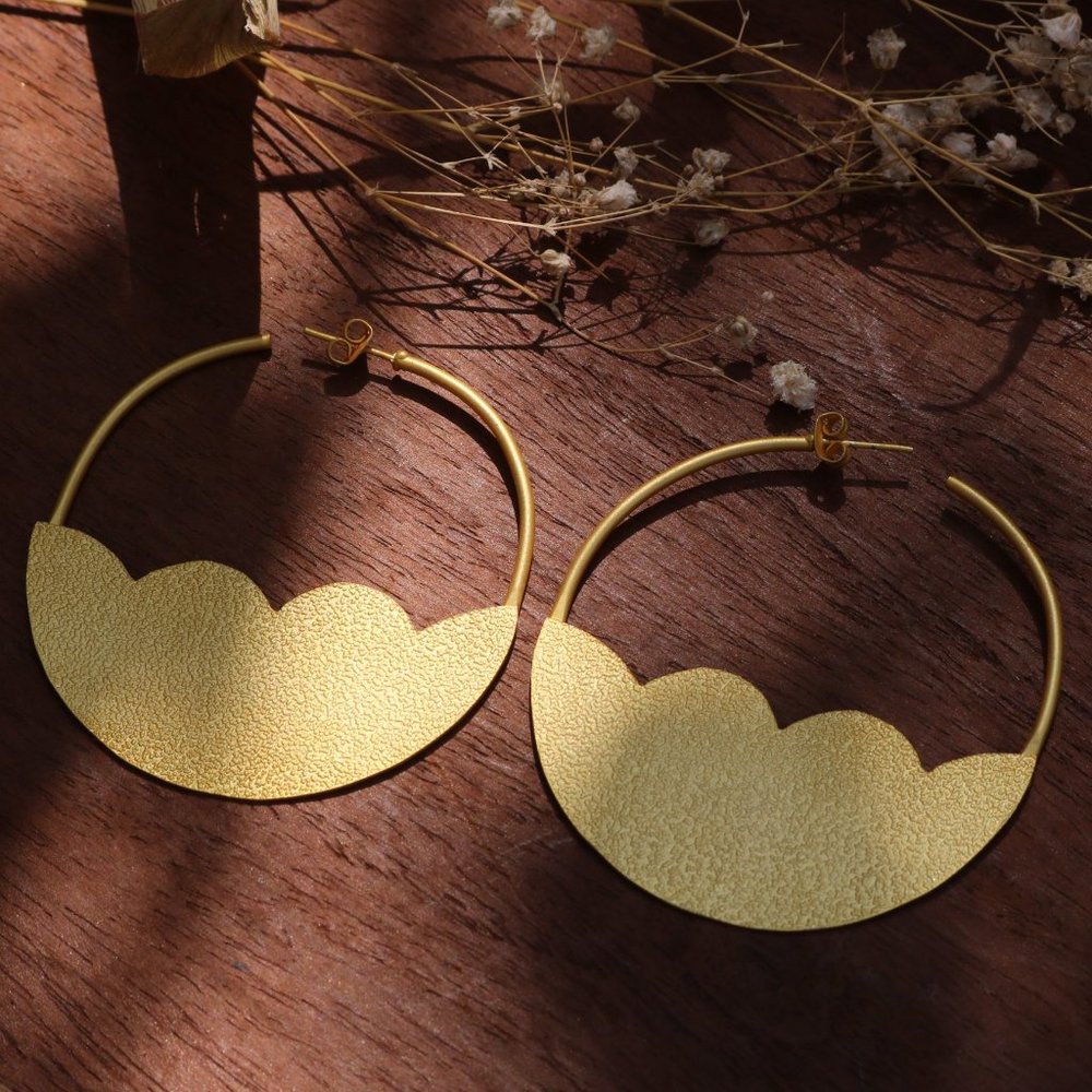 BRAND NEW dangle earrings for Women - Brass handmade earrings Bridal Earring